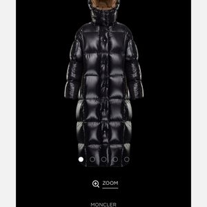 Moncler Parnaiba Hooded Long Coat Authentic